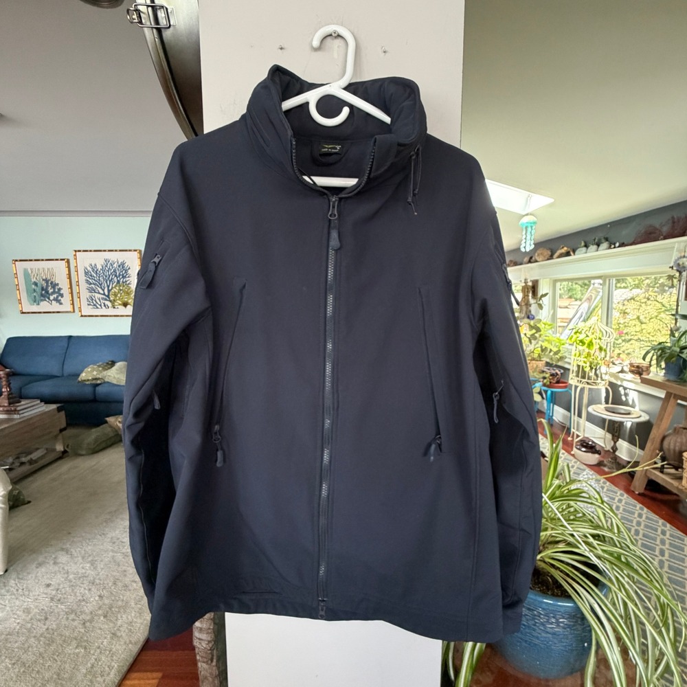 Condor Summit Soft Shell Jacket Mens Black Excellent LgTactical Gorpcore Outdoor